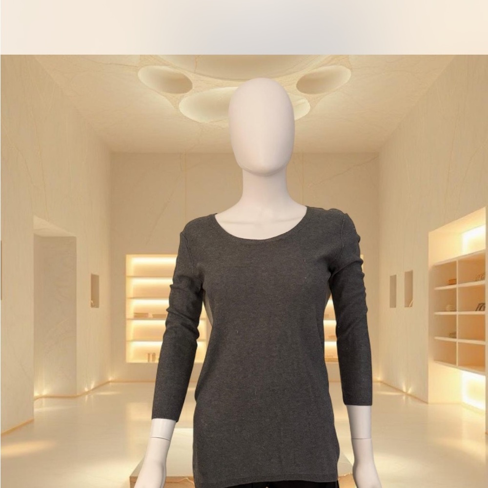 Gray Long Sleeve Sweater